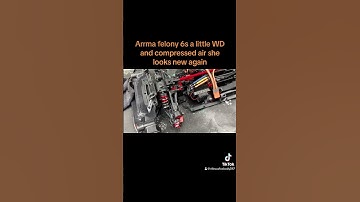 Arrma felony 6s!! WD-40 and compressed air