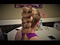 Плетение с резинками Причёска за 5 минут. Peinado Hairstyle