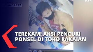 Modus Beli Baju, Pria Ini Curi Ponsel di Toko Pakaian, Aksinya Terekam CCTV!