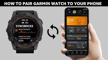 How to Connect Garmin Watch to Phone // iPhone and Android