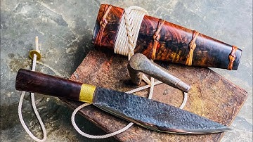 Dao Mèo 23cm,lưỡi dao Gò texture thép 80crv2 nhập mỹ,cán vỏ gỗ trắc đuôi công./Dao Mèo Gỗ Quý#daomeo