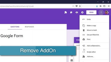 How to Add and Remove AddOn in Google Form