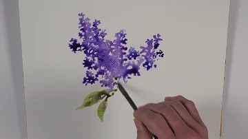 Comment faire du lila en aquarelle ?