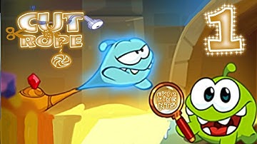 Cut The Rope: Experiments gameplay walkthrough part 1 (Android,ios)