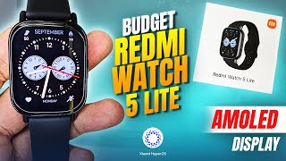 Xiaomi Redmi Watch 5 Lite Unboxing Review : Best Budget Smartwatch 2024 - AMOLED, GPS 3500 rs