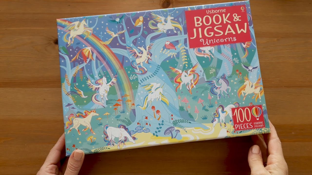 Unicorns Book And Jigsaw Usborne