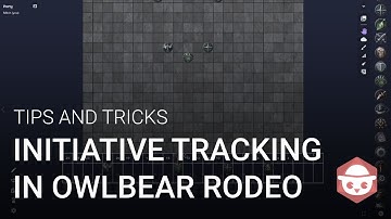 Initiative Tracking in Owlbear Rodeo 1.0 (Outdated)