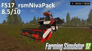 Farming Simulator 17 Mody #1 Kombajn Zbożowy - FS17 rsmNivaPack