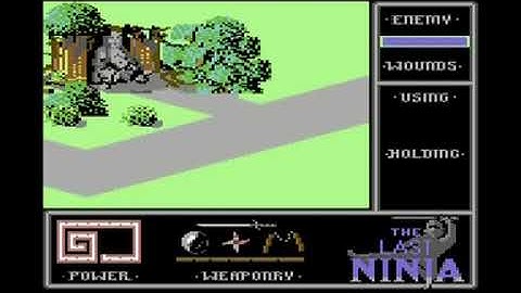 C64 Last Ninja - Getting over impossible jumps