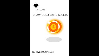 How to Draw Simple Gold for game assets (Inkscape)
