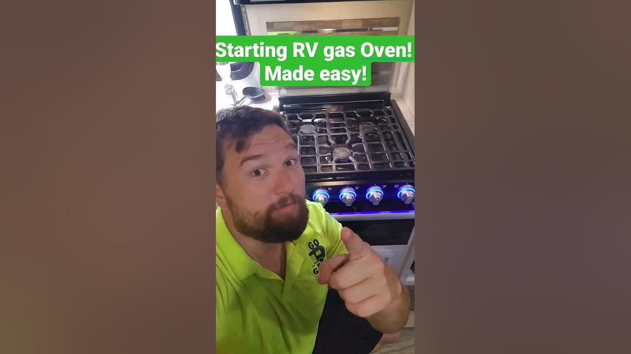 How to start an rv gas Oven rvlife rvliving camper YouTube