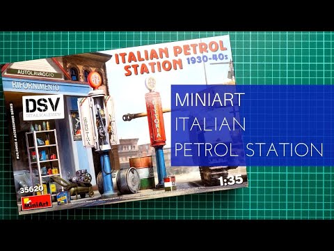 Video: MiniArt 35620 italská čerpací stanice 1930–40 (1/35)