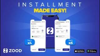 Shop Zood Offers and Pay Later in up to 6 Payments