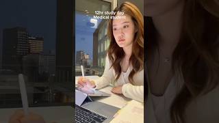 12hr study day as a medical student #medschool #medstudent #studyvlog