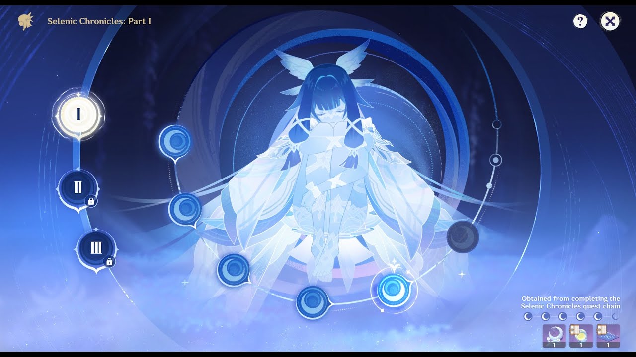 Silvermoon Hall: Selenic Chronicles: Part 1-5 [Genshin Impact][Luna 1]