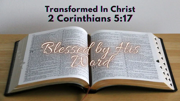Verse Of The Day |  Today's Verse : 2 Corinthians 5:17 | Transformed In Christ
