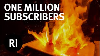 Science and Fire and Cake - We Celebrate Our 1 Million Subscribers
