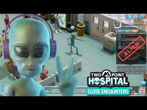 Vídeo: Two Point Hospital Presenta DLC Encuentros Cercanos Con Temática Extraterrestre
