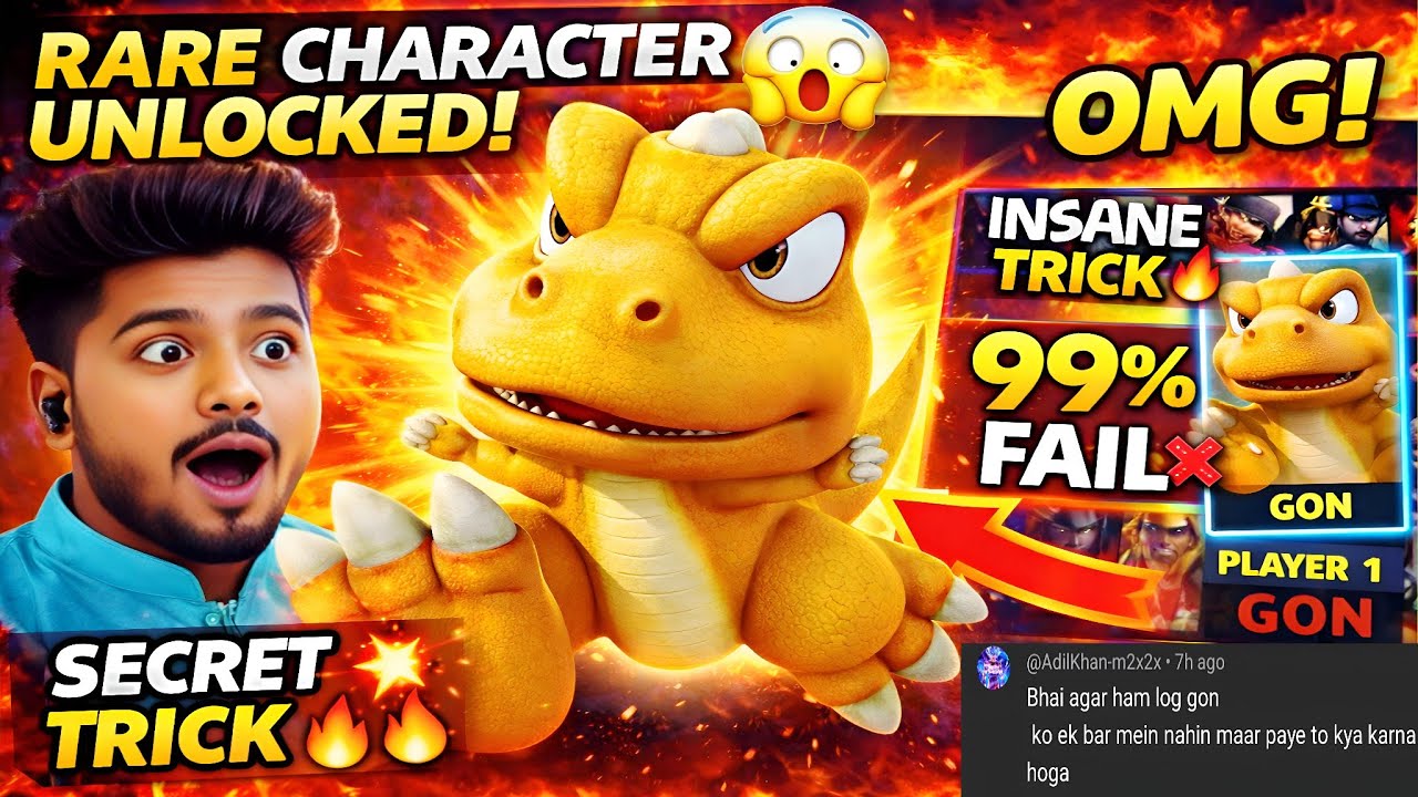 FINALLY 😱 GON PLAYER UNLOCK HO GAYA | 99% PLAYERS YE SECRET NAHI JAANTE 🔥| SIRF 1 TRICK |