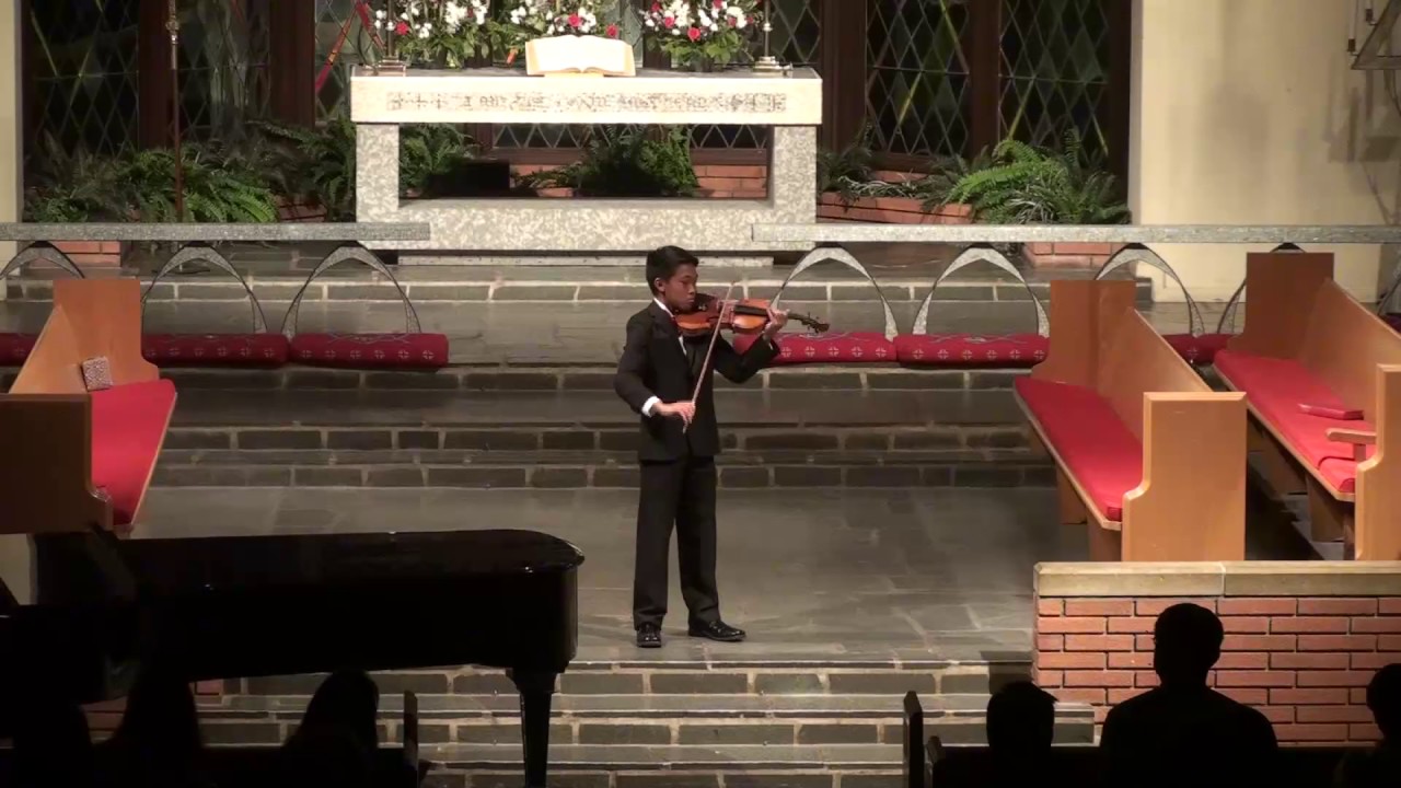 GloryStar Children's Chorus 2017 Annual Concert - (10) Violin Solo by ...