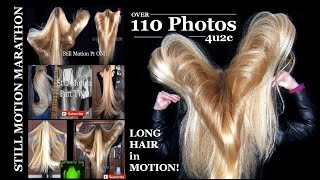 Jjjs Still Motion Marathon Long Hair In Motion. 110 Photos Of Hair Flips Movement & Tossing