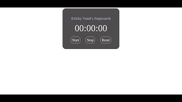 Stopwatch #javascript