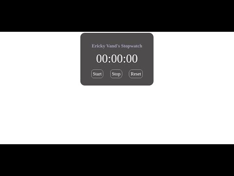 Stopwatch #javascript