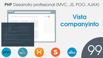 🐘 CURSO de PHP MVC POO MySQL - 99 Creando vista companyinfo