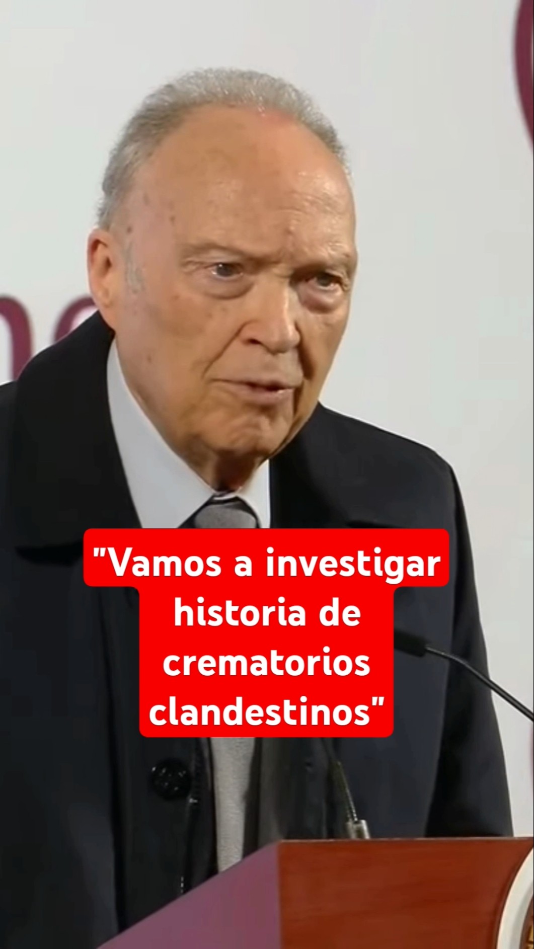 Gertz Manero opina sobre los crematorios clandestinos en Jalisco