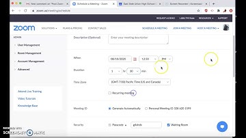 Create Recurring Zoom Meetings and Share to Google Calendar
