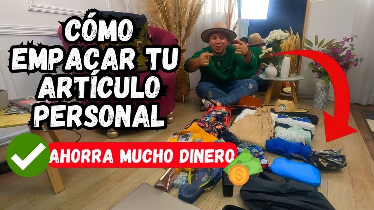 ✅COMO EMPACAR TU ARTICULO PERSONAL SIN PAGAR DE MAS ❌NO documentes maletas ⚠️VIAJE DE 1 MES✈️ Tips