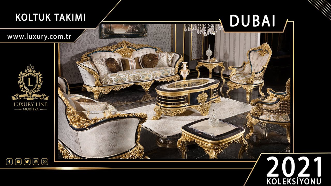 Dubai Klasik Koltuk Takimi Luxury Line Mobilya 2021 Youtube Dubai Klasik Koltuk Takimi Luxury Line Mobilya 2021 Youtube