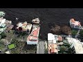 La Palma: Lava stopped in front of Laguna Church! 4K Drone 60 fps. 04.12.21