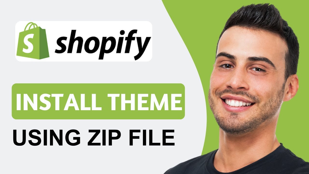 How To Install A Shopify Theme Using A Zip File | Quick Tutorial (2025 ...