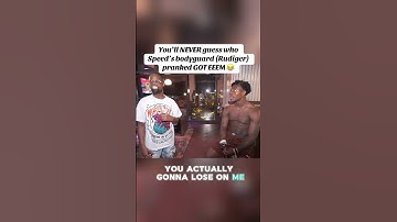 You’ll NEVER guess who Speed’s bodyguard (Rudiger) pranked GOT EEEM 😂 #ishowspeed #shorts #speed