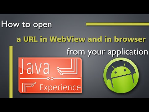 Opening URL in same webview and in browser