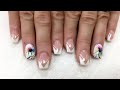 Marble Flowers and V white tip /YouTube Amy Huynh