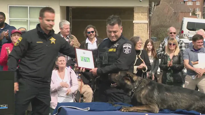 Decorated Lake County Sheriff’s K9 Dax dies days after retirement ceremony