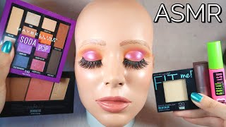 ASMR • Grape Pop Makeup on Mannequin Head • Whispered