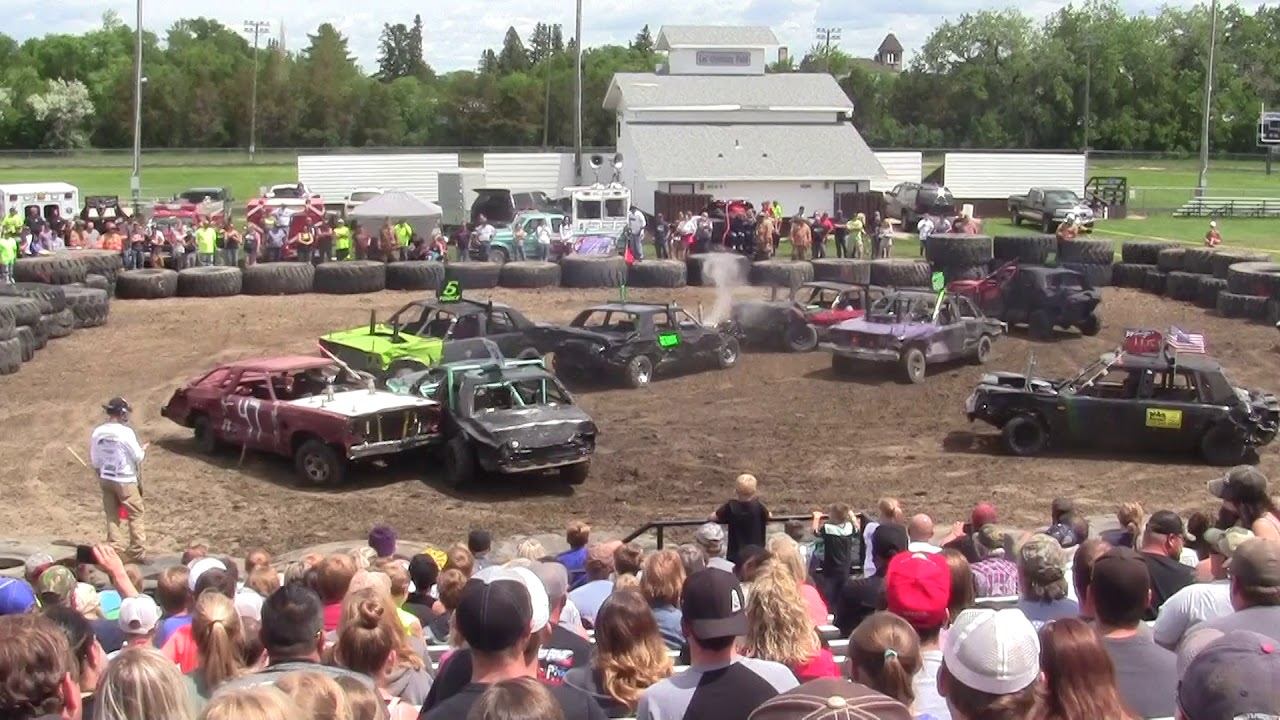 2018 Bottineau county fair derby 1st heat rookie/beginners YouTube