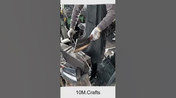 7 stars knife quality testing process #smartwork #goodtools