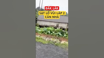 Sạt lở vùi lấp 2 căn nhà, người dân ôm trẻ bỏ chạy #tintuc #shortvideo