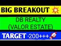 DB REALTY share latest news Anil Singhvi,valor estate share analysis,db realty share target