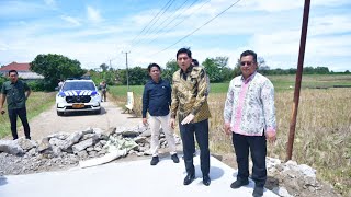 Dari Pajak untuk Rakyat: Bupati Indramayu Lucky Hakim Pantau Perbaikan Jalan