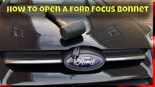 How To Open A Bonnet On Ford Focus (Without A key)