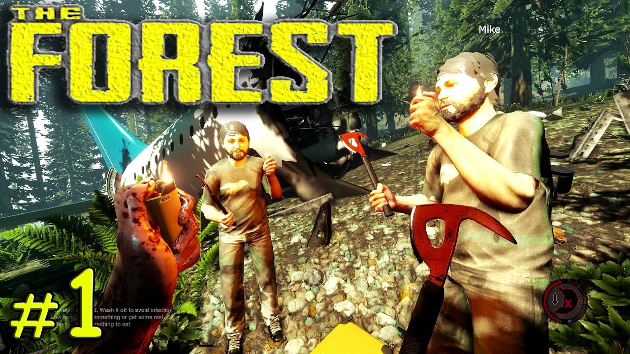 The Forest COOP Нубасьены в Лесу 1 YouTube