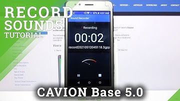 How to Record Sounds – Voice Recorder Application on CAVION Base 5.0
