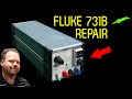  fluke 731b dc voltage standard repair  no1241