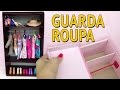 Guarda Roupa e Closet para Barbie feito com Caixa de Sapato! Como fazer!