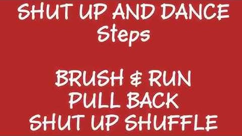 Clogging Steps-Brush & Run-Pull Backs-Shut Up Shuffle